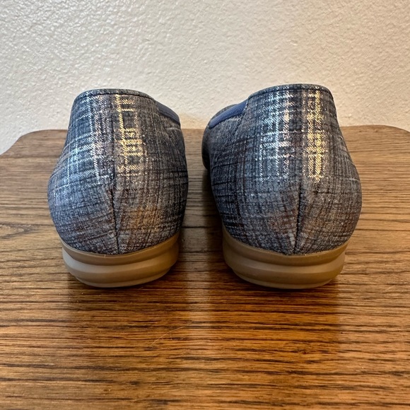 Gabor Blue and Silver Plaid Ballet Flats Size 5.5 EUC - Picture 12 of 12